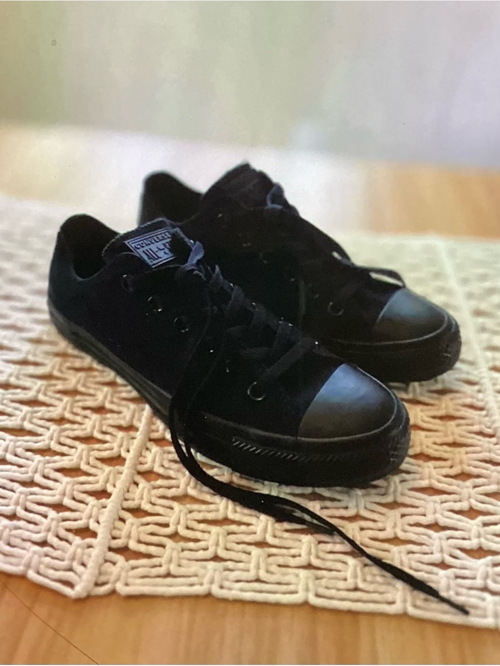 Converse All Star Low Top Sneakers in Black - Picture 2 of 5